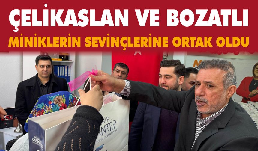 Gaziantep'te minik yürekler ısındı! Hayırsever Kalkan'dan miniklere giyim desteği