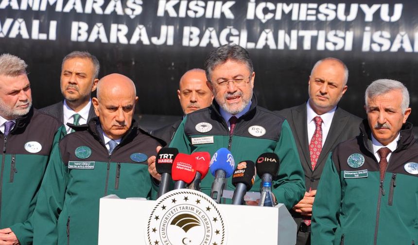 Bakan Yumaklı açıkladı! 352 içme suyu tesisi tamamlandı...