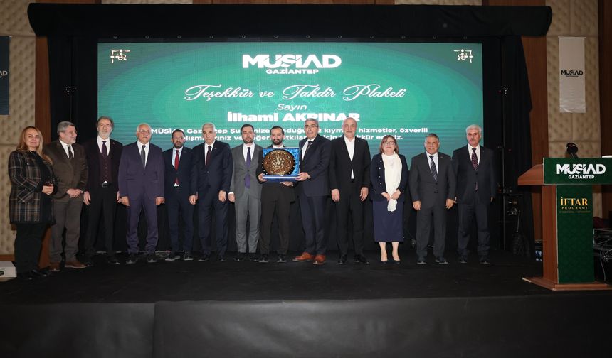 Gaziantep iş dünyası MÜSİAD’ın iftarında buluştu! Aşamayacağımız engel yok…