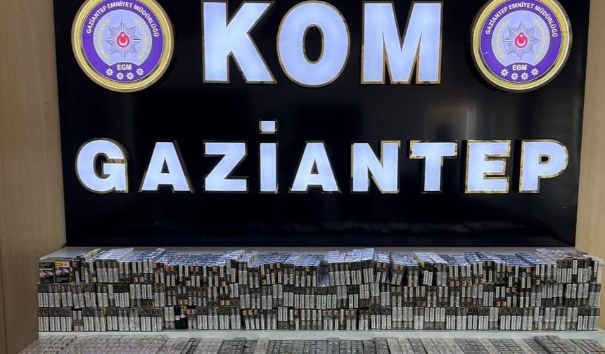 Gaziantep’te kaçakçılara ağır darbe! 10 şüpheli yakalandı
