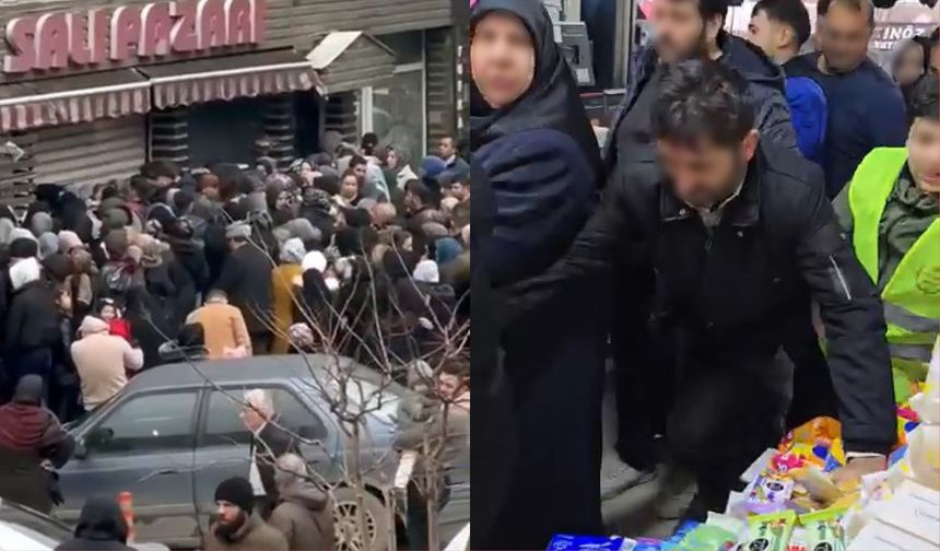 İndirimi duyan erkekler de koştu