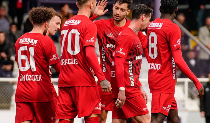 Ankara deplasmanında Gaziantep FK’dan gol yağmuru