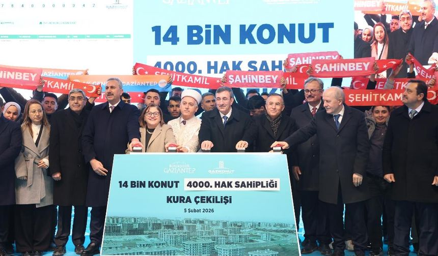 Gaziantep’te miting gibi kura çekimi!