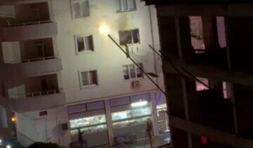 Gaziantep’te apartman yangını!