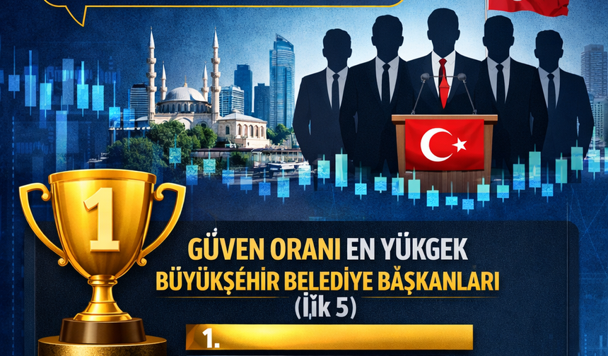 En güvenilir belediye başkanları belli oldu: Gaziantep yine zirvede, işte ilk 5 isim!