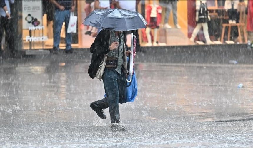 Bakanlıktan bazı iller için "sarı" kodlu uyarı! Kuvvetli yağış olacak…