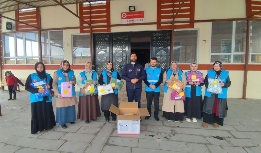 Sevgi ilmekleri Nurdağı’ndaki çocuklara ulaştı