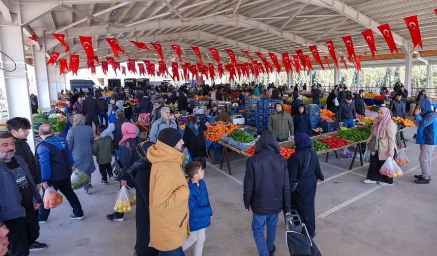 Gaziantep Hacıbaba pazar yeri açıldı