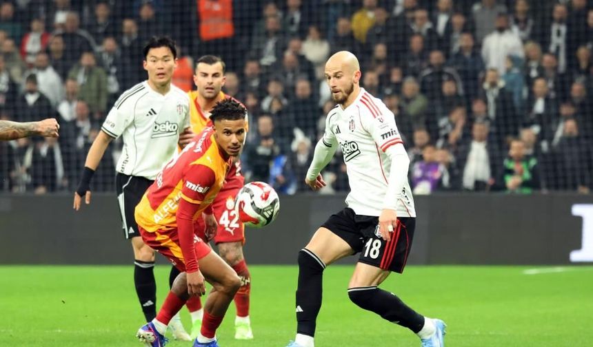 Derbide zafer Galatasaray’ın! Beşiktaş’ı tek golle geçti…