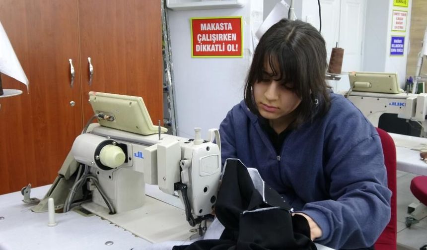 Gaziantep’te bu okulda geleceğin modacıları yetişiyor!