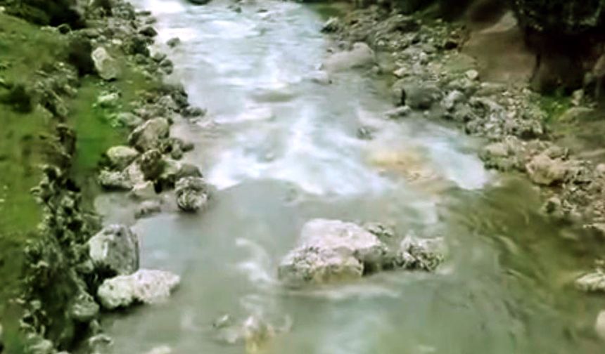 Gaziantep’te kuruyan Ardıl Çayı yeniden akmaya başladı