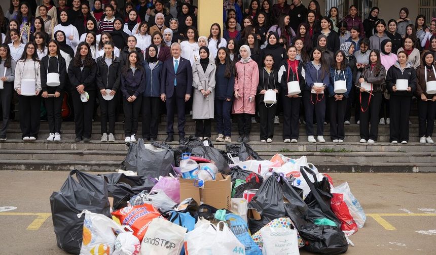 Şahinbey'de örnek etkinlik: Gaziantep'te atıklar sanata dönüştü