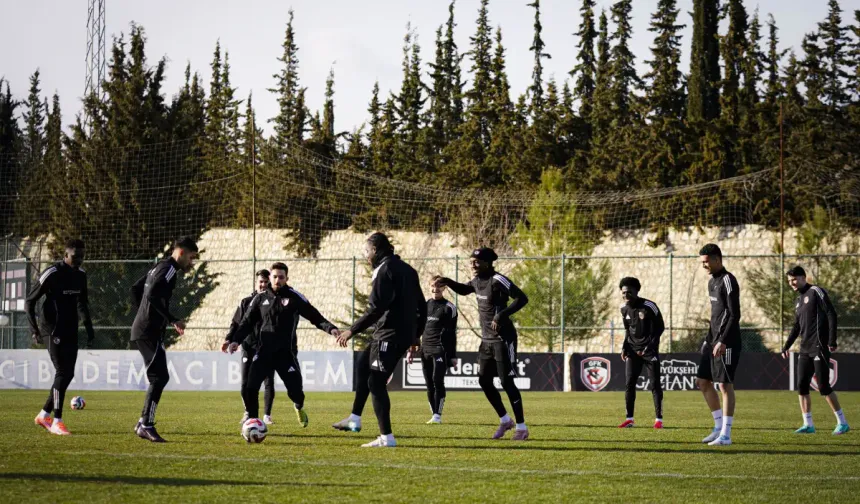 Gaziantep FK Fatih Karagümrük maçı hazırlıklarına başladı