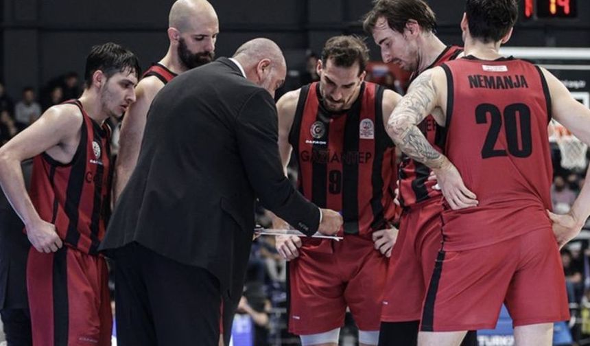 Gaziantep Basketbol, şampiyonluk yolunda kan kaybediyor!