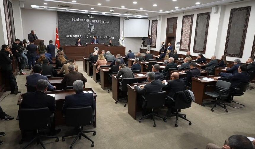 Şehitkamil Meclisinde önerge tartışması! Cumhur İttifakı ret verdi…