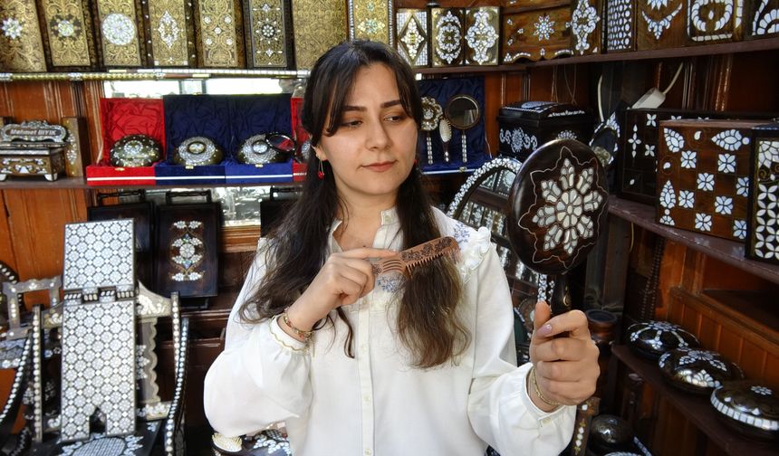 Gaziantepli ustalar üretti! Bakır taraklara yoğun ilgi