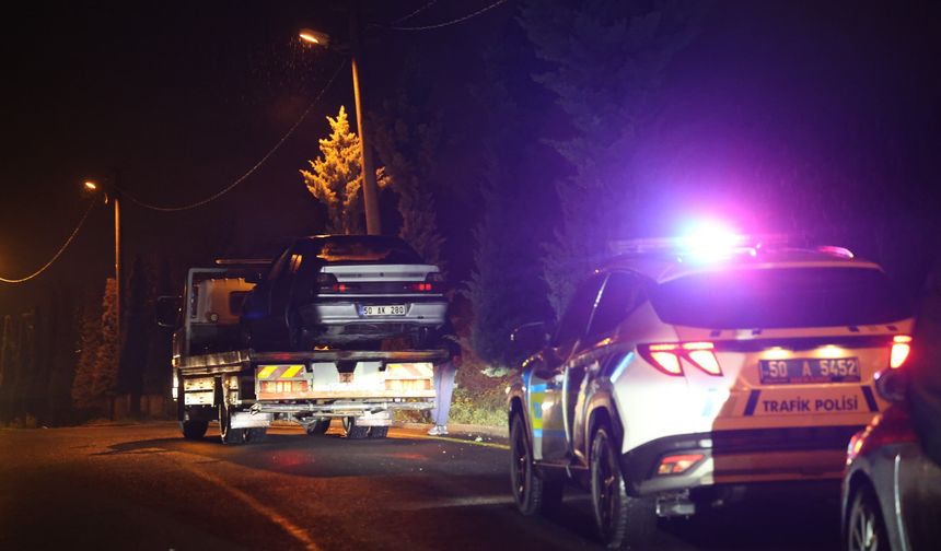 Nevşehir’de şok olay! Hem aracı, hem de arkadaşını bırakıp kaçtı, cezadan kurtulamadı