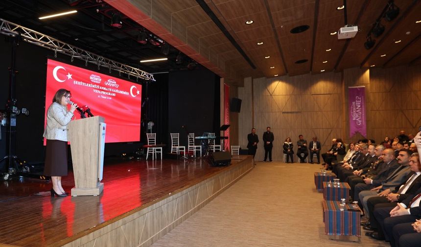 Başkan Şahin, Gaziantep’te şehit aileleri ve gazilerle buluştu