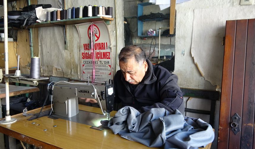 Gaziantep’te yarım asırlık mesai! Diktiği şalvarlar büyülüyor