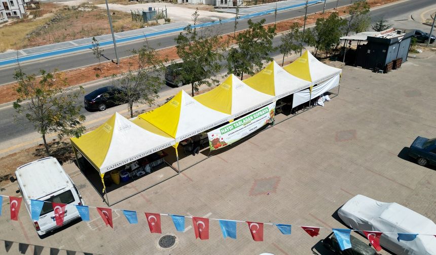 Gaziantep’te Tarladan Sofraya Pazar Yeri projesi büyümeye devam ediyor