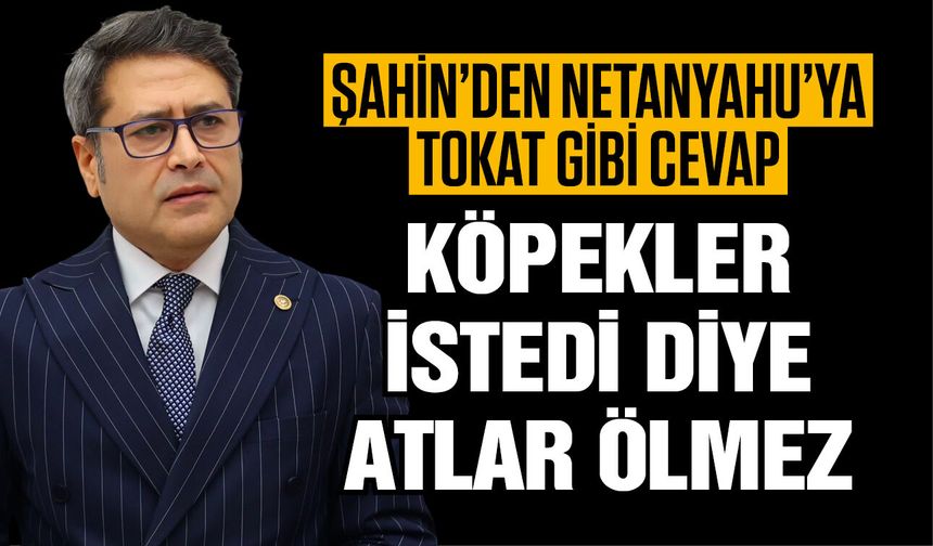 Gaziantep’ten Netanyahu’ya tepkiler çığ gibi büyüyor! Ali Şahin’den tokat gibi cevap