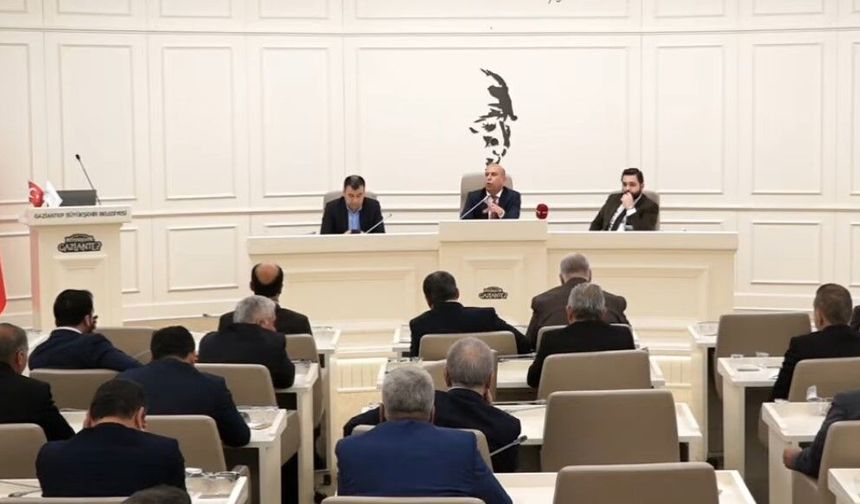 GBB Meclisinde gündem Faaliyet Raporu! Daha yaşanabilir Gaziantep için çalışıyoruz…