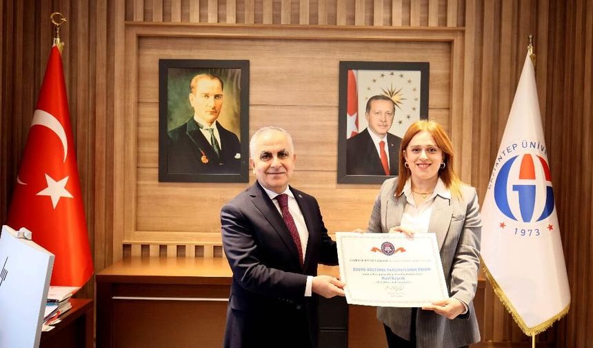 GAÜN’e engelsiz üniversite ödülü