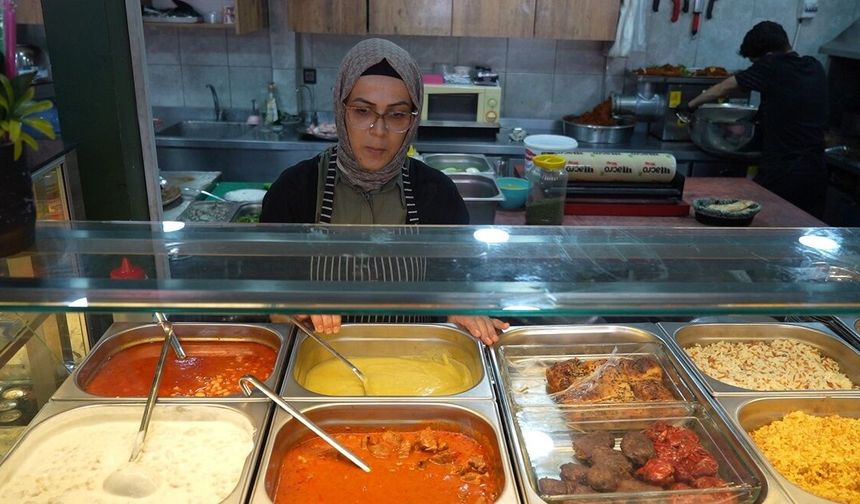 Gaziantep’te evde başladığı yemek serüvenini işletmeye dönüştürdü