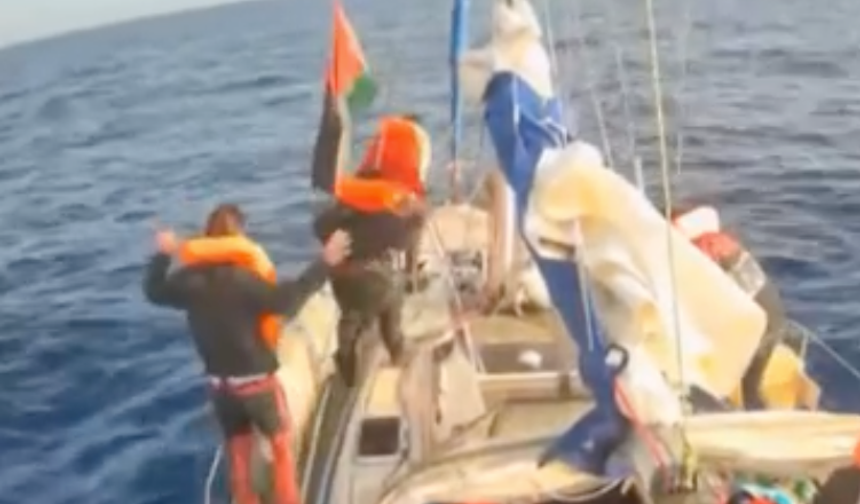 İsrail, Sumud Filosu'ndaki son tekneye de müdahale etti (VİDEOHABER)