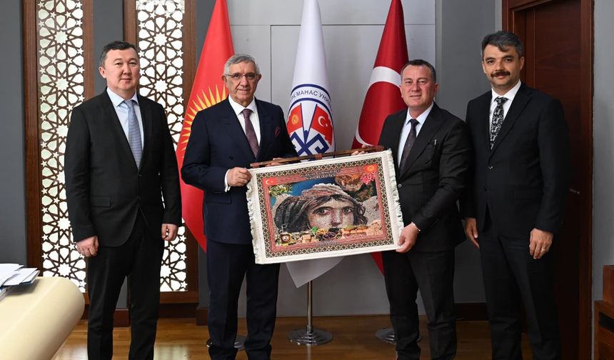 Başkan Doğan’dan Kırgızistan'da kritik temas! Üst düzey ziyarete imza attı