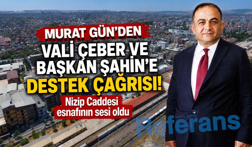 Nizip Caddesine destek çağrısı: Esnaf mağdur edilmemeli!