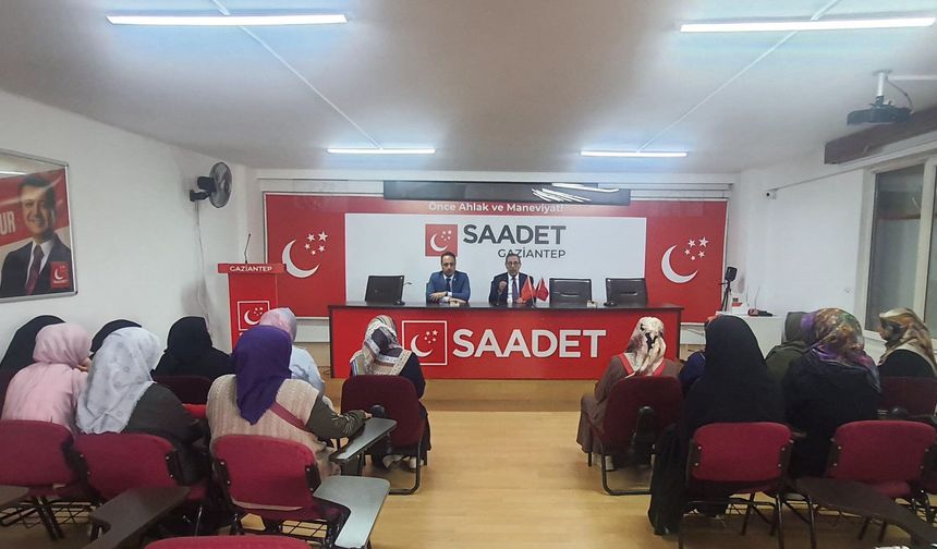 Saadet Partisi Gaziantep’te kritik toplantı! Teşkilat başkanı katıldı