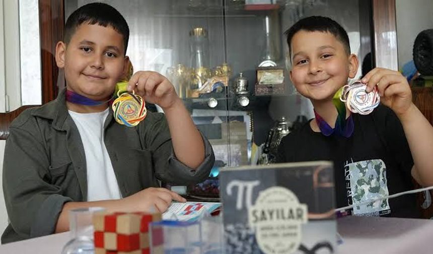 Gaziantepli kardeşler matematik olimpiyatlarına damga vurdu!