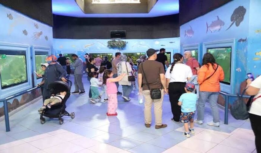 Gaziantep Doğal Yaşam Parkı ziyaretçi akınına uğradı!