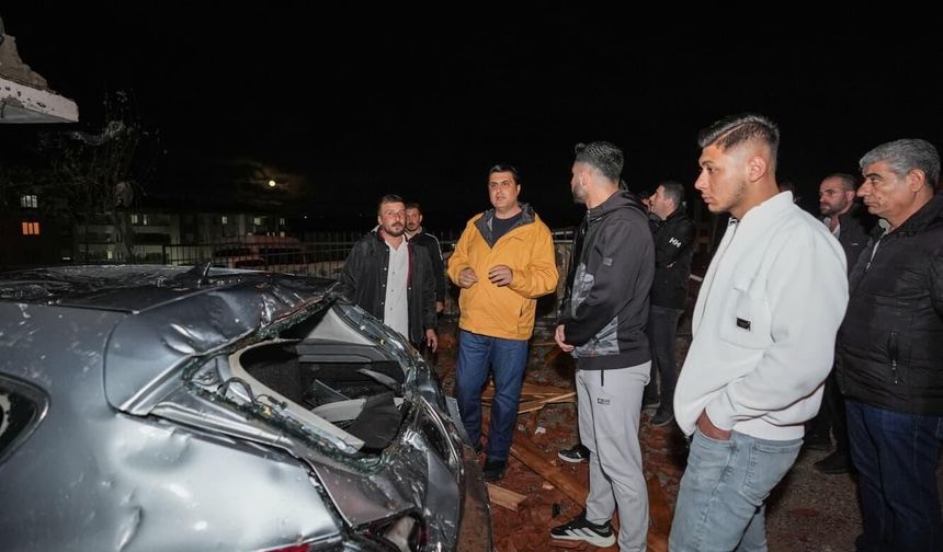 Gaziantep'te fırtına mağdurlarına belediyeden nakit desteği!