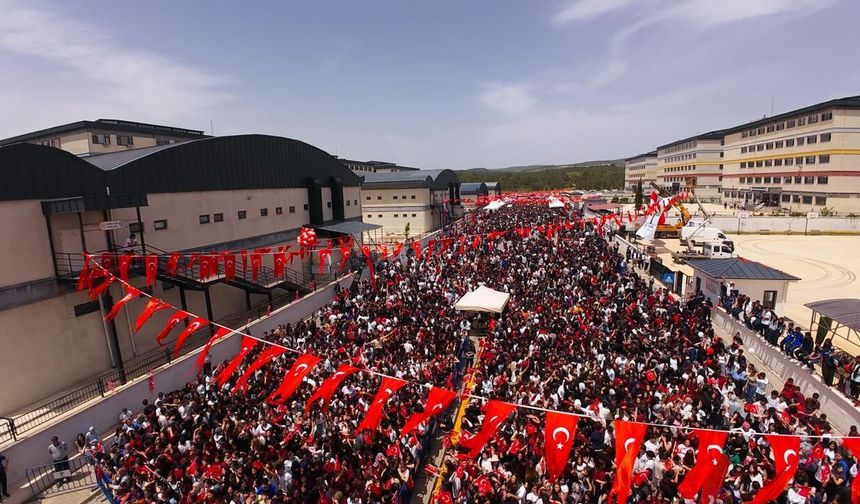 Gaziantep'te konsere rekor katılım