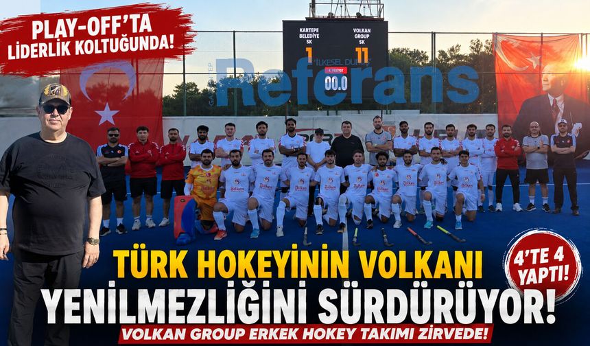 Türk Hokeyinin volkanı Play-Off’ta liderlik koltuğunda