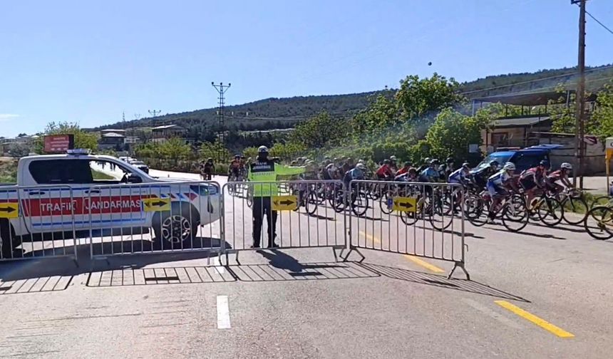 Gaziantep’te Bisiklet Türkiye Kupası Yol Yarışmalarında güvenlik üst seviyede sağlandı