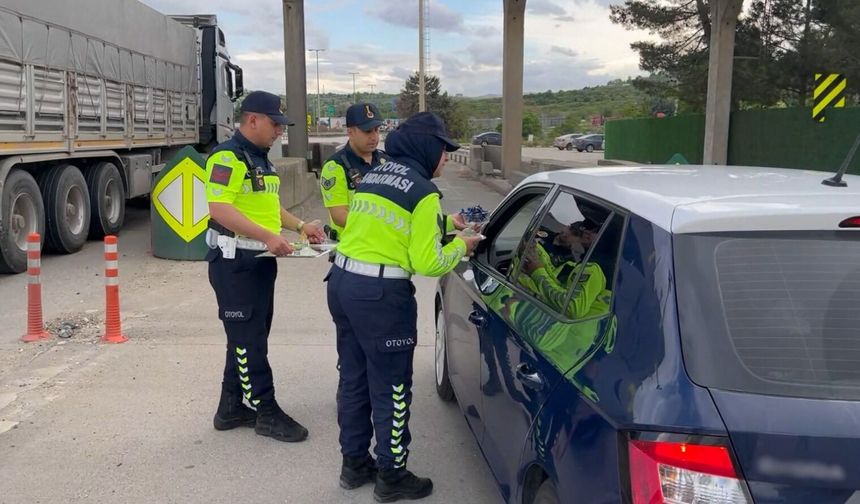 Gaziantep Otoyolu’nda şok denetim! Kurallara uyalım…