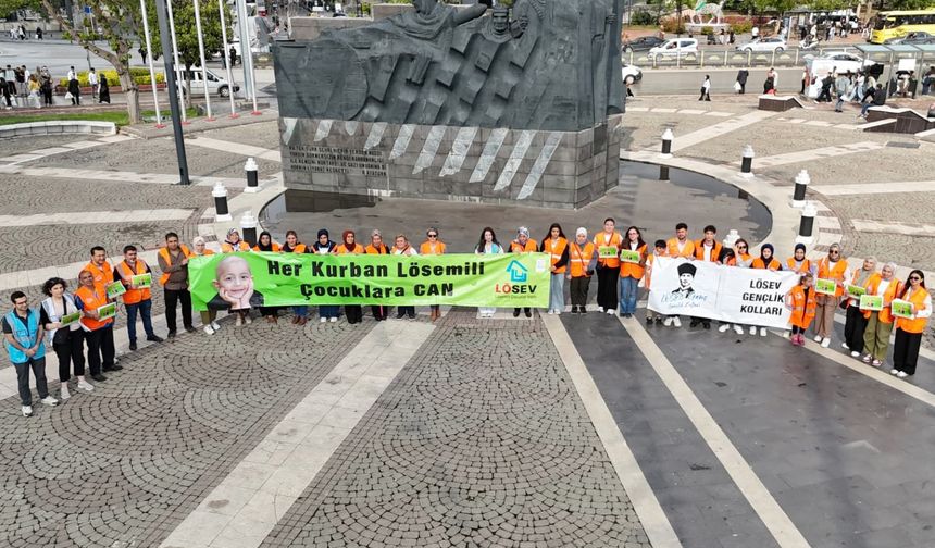 Lösev’den Gaziantep’te etkili çalışma! Çocuklar için bir araya geldiler