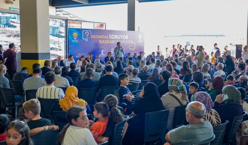 Başkan Yılmaz, vatandaşlarla buluştu! Talepleri dinledi