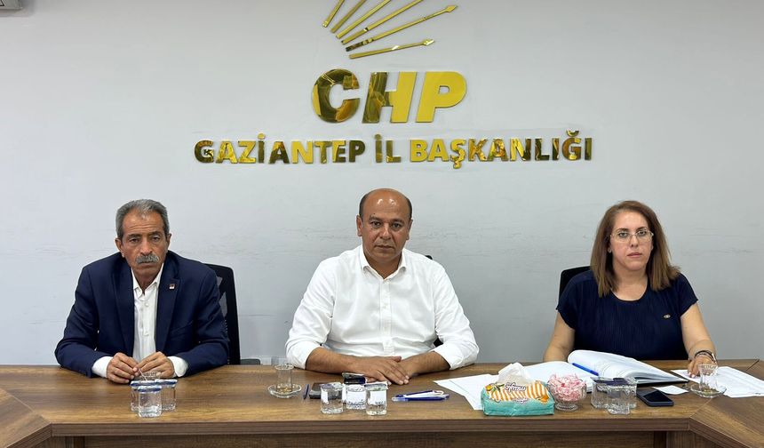 CHP Gaziantep İl Yönetiminden flaş karar! O isimlere disiplin şoku…