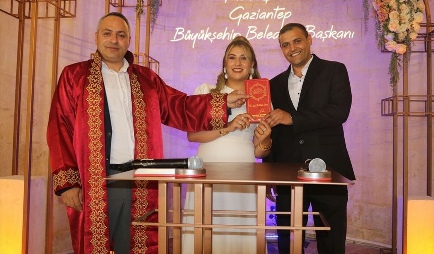 Gaziantep’te nikah salonlarında 06.06.2026 yoğunluğu