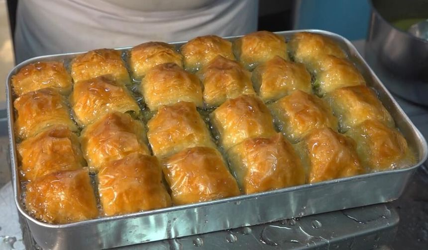 Gaziantep baklavası sınırları aştı! Dünyadan yoğun ilgi! Aylık talep 5 tonu geçiyor
