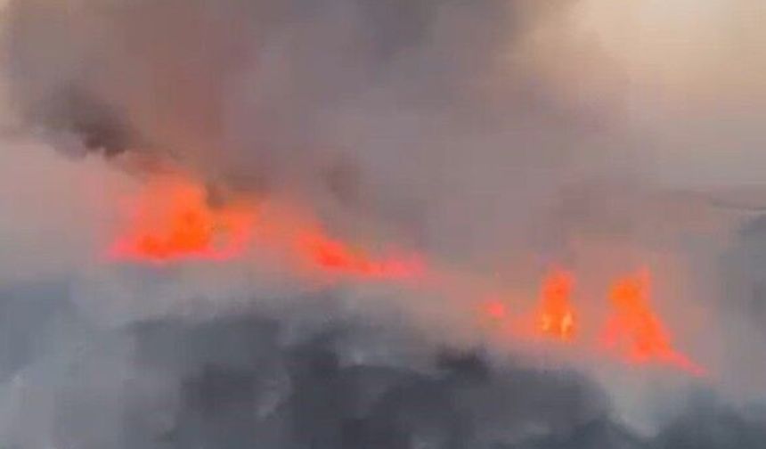 Gaziantep’te korkutan yangın! Yangın kontrol altına alındı…