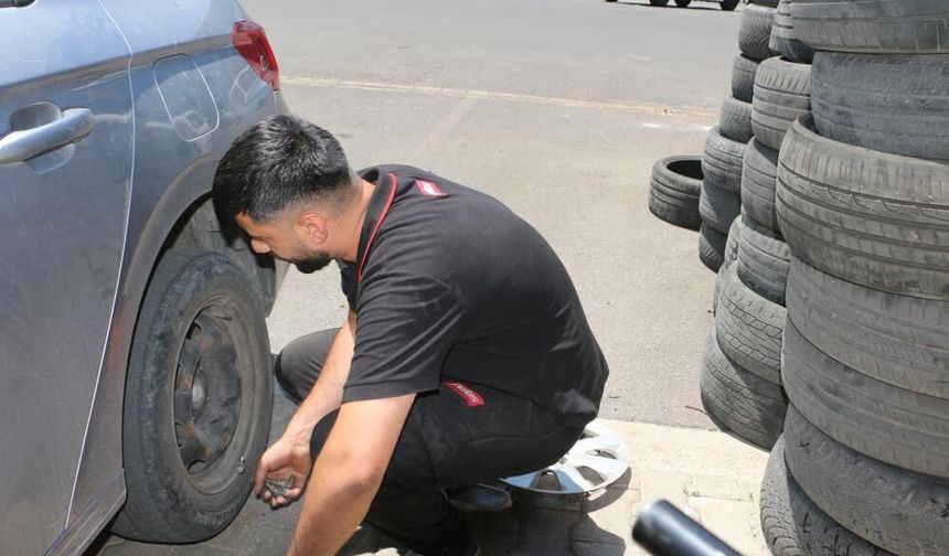 Lastik ustalarından Sürücülere uyarı! Yazın kış lastiği kullanmayın