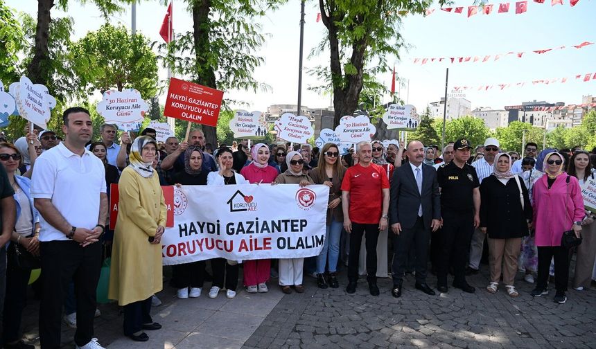 Gaziantep’te anlamlı etkinlik! Koruyucu Aile Konvoyu düzenlendi…