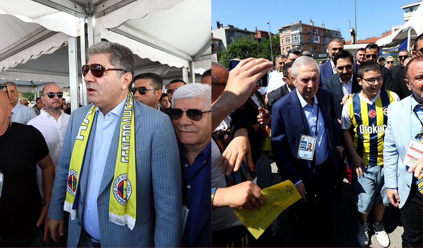 Fenerbahçe genel kurulunda başkan adaylarına yoğun ilgi