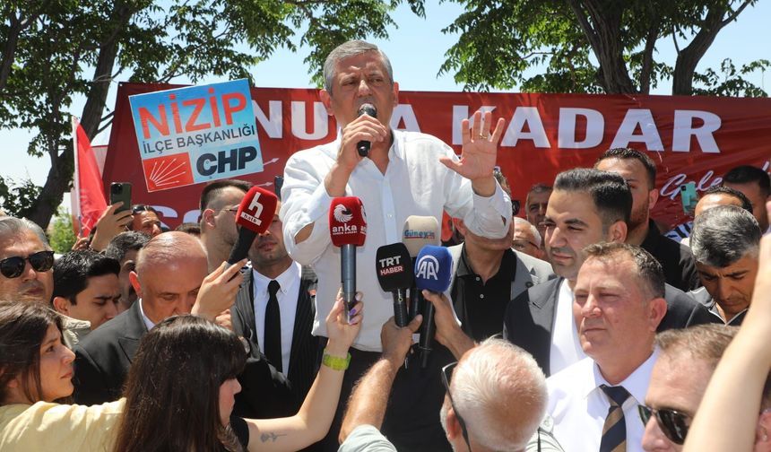 Özgür Özel Gaziantep’te konuştu! Bir daha kaybetmeye tahammülümüz yok