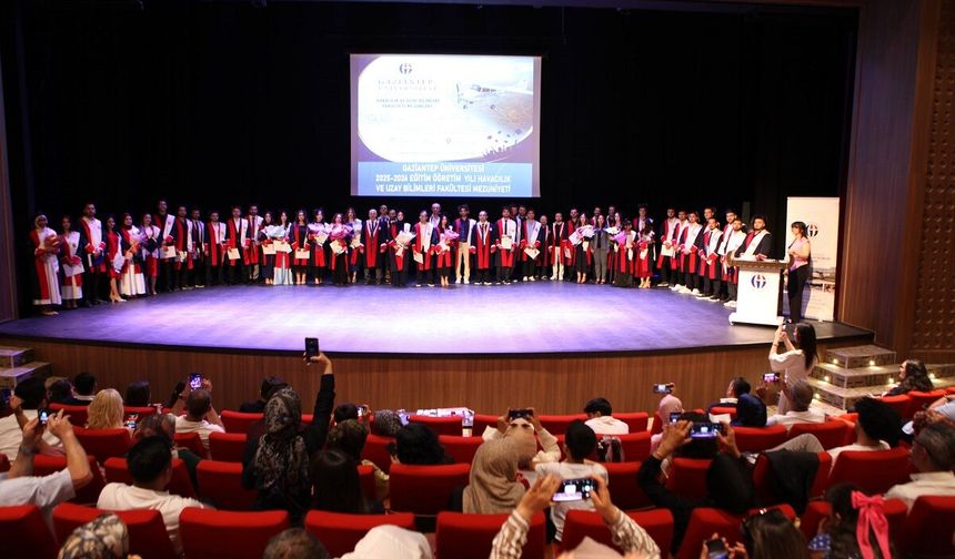 Gaziantep Üniversitesi'nde mezuniyet heyecanı!